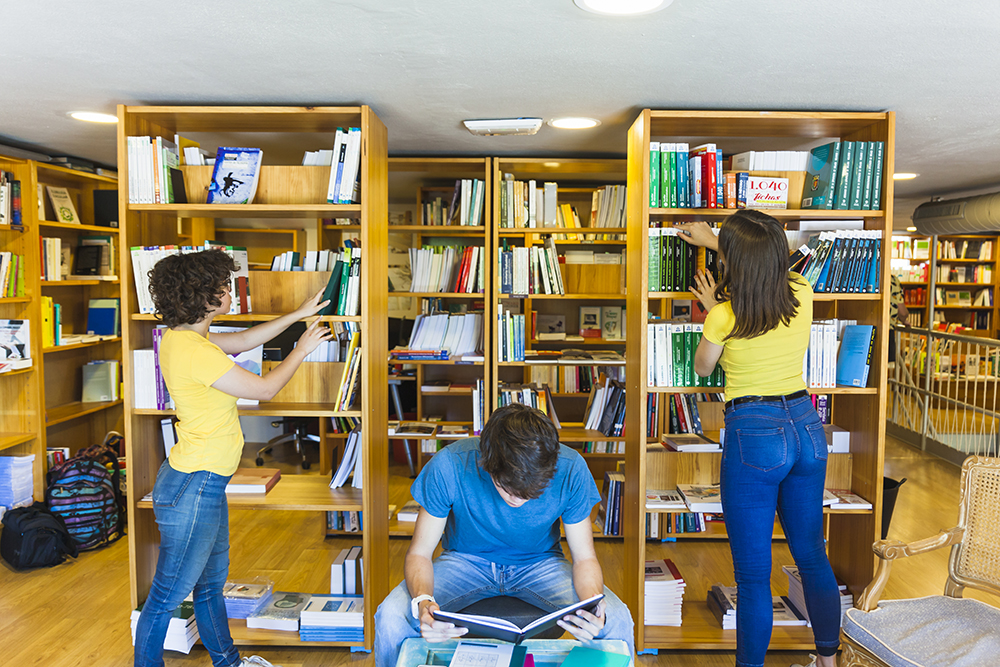 Shri Sardar Patel Vidhyapeeth High School library